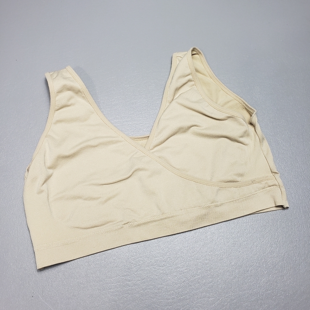 caramel cantina tan nursing bra women's size XL